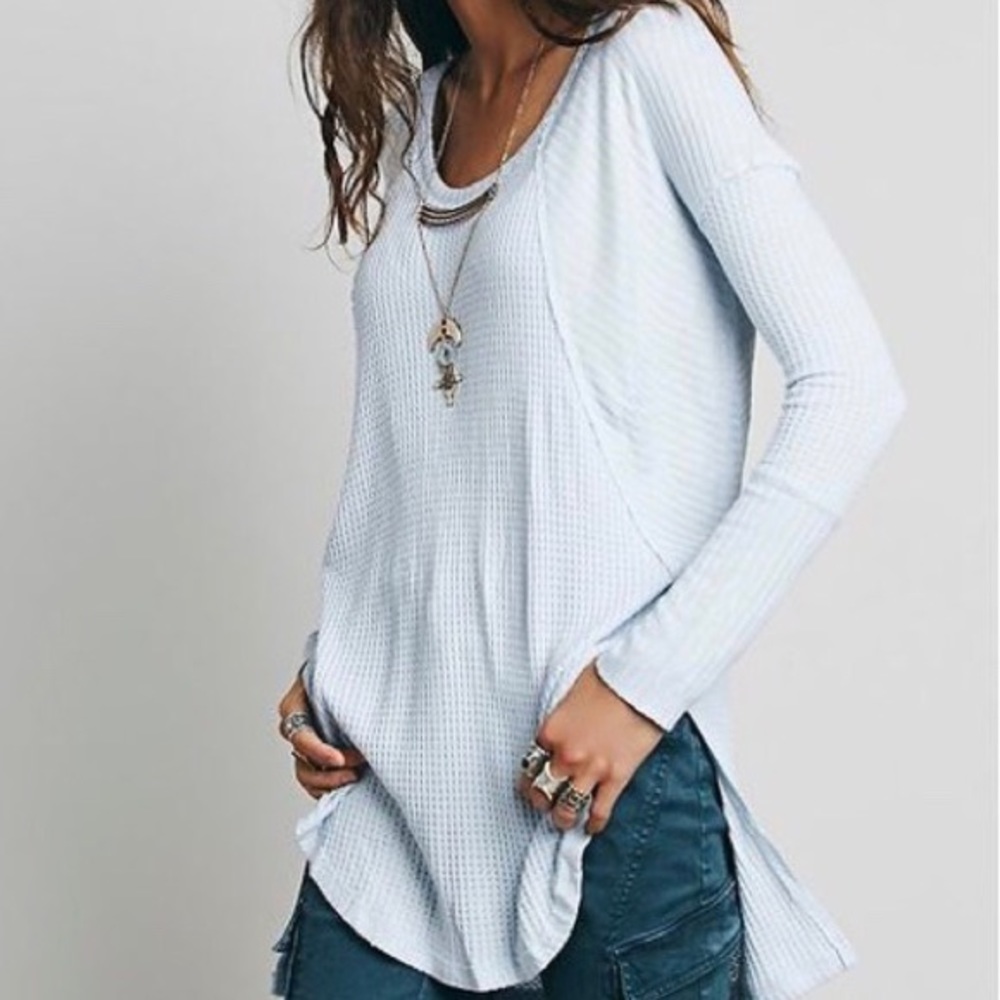 Free People Ventura Waffle Knit